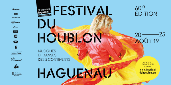 Le Festival du Houblon à Haguenau célèbre les musiques et danses des 5 continents. 60ème édition du 20 au 25 août 2019.