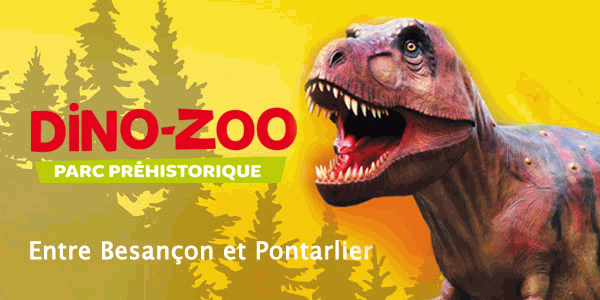 Dino-Zoo, le parc préhistorique entre Besançon et Pontarlier