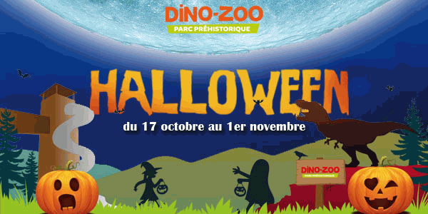 C'est la saison d'Halloween au Parc Dino-Zoo, du 17 octobre au 1er novembre. 