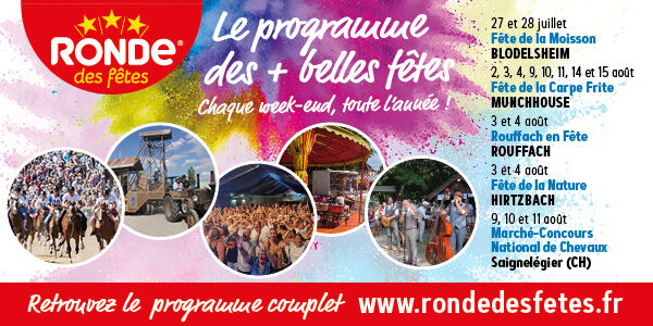Le programme des plus belles fêtes : www.rondedesfetes.fr 