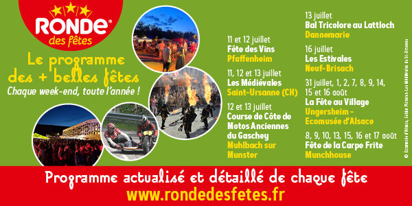 Les plus belles fêtes de la région sur www.rondedesfetes.fr